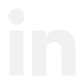 LinkedIn icon, filled, white color